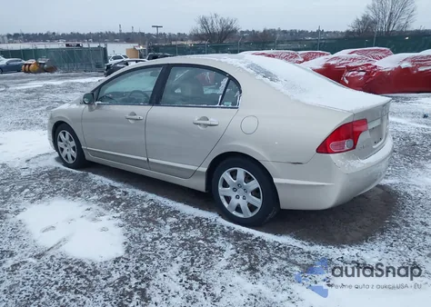 2008 Honda Civic Lx из США, поврежденный, VIN 1HGFA16538L108981